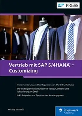 Kowalski |  Vertrieb mit SAP S/4HANA - Customizing | eBook | Sack Fachmedien