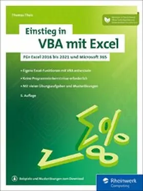 Theis |  Einstieg in VBA mit Excel | eBook | Sack Fachmedien