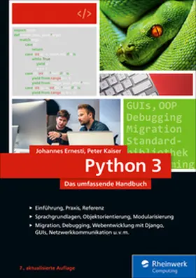 Ernesti / Kaiser |  Python 3 | eBook | Sack Fachmedien