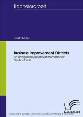 Müller |  Business Improvement Districts | eBook | Sack Fachmedien