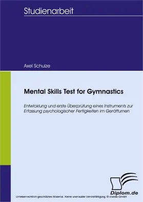 Schulze |  Mental Skills Test for Gymnastics | eBook | Sack Fachmedien