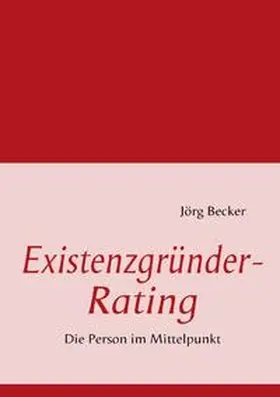 Becker |  Existenzgründer-Rating | Buch |  Sack Fachmedien