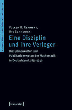 Remmert / Schneider |  Eine Disziplin und ihre Verleger | Buch |  Sack Fachmedien