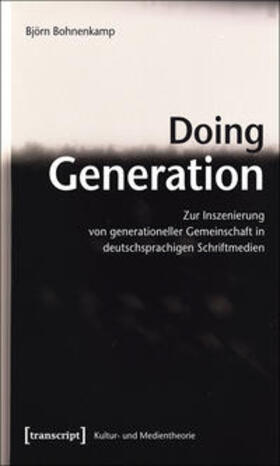 Bohnenkamp |  Doing Generation | Buch |  Sack Fachmedien