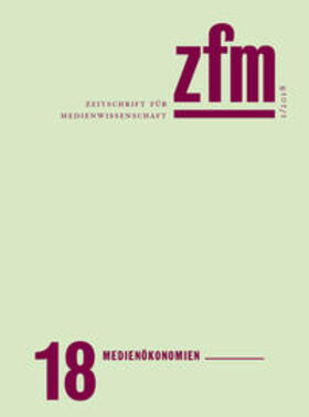 Gesellschaft für Medienwissenschaft |  Zeitschrift für Medienwissenschaft 18 | Buch |  Sack Fachmedien