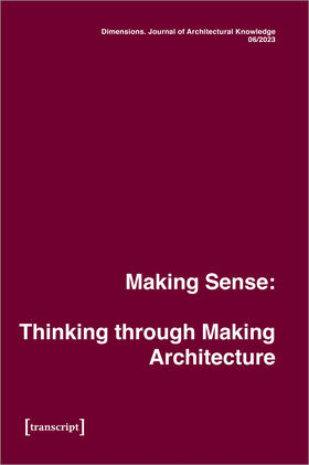 Andersen / Julebæk / Asmussen |  Dimensions. Journal of Architectural Knowledge | Buch |  Sack Fachmedien