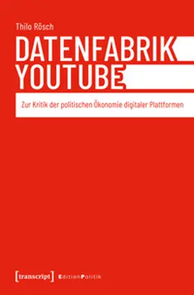 Rösch |  Datenfabrik YouTube | Buch |  Sack Fachmedien