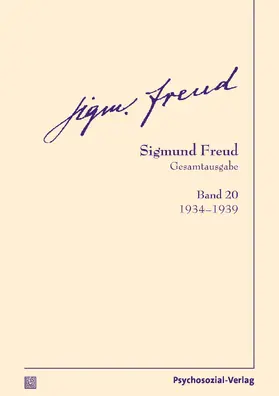 Freud / Tögel |  Gesamtausgabe (SFG), Band 20 | Buch |  Sack Fachmedien