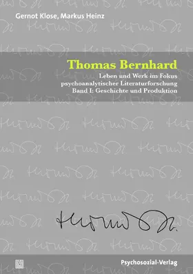 Klose / Heinz |  Thomas Bernhard | Buch |  Sack Fachmedien