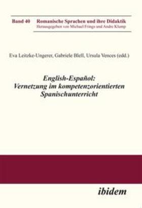 Leitzke-Ungerer / Vences / Blell |  English-Español | Buch |  Sack Fachmedien