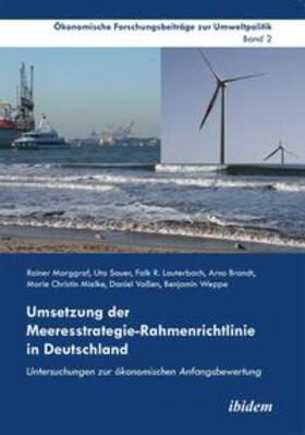 Marggraf / Sauer / Lauterbach |  Marggraf, R: Umsetzung der Meeresstrategie-Rahmenrichtlinie | Buch |  Sack Fachmedien