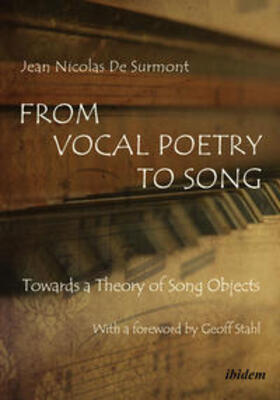 De Surmont |  From Vocal Poetry to Song | Buch |  Sack Fachmedien