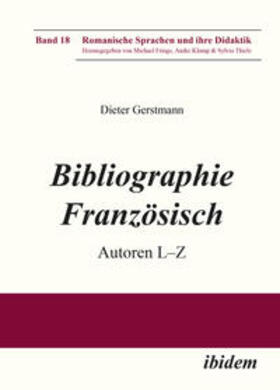 Gerstmann |  Bibliographie Französisch | Buch |  Sack Fachmedien