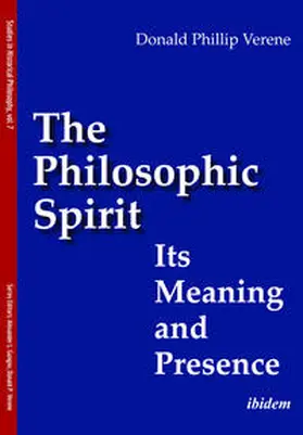 Verene / Gungov |  The Philosophic Spirit | Buch |  Sack Fachmedien