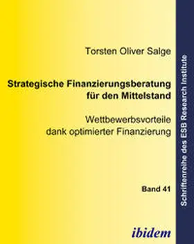 Salge |  Strategische Finanzierungsberatung für den Mittelstand | eBook | Sack Fachmedien