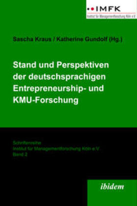 Kraus / Gundolf |  Stand und Perspektiven der deutschsprachigen Entrepreneurship- und KMU-Forschung | eBook | Sack Fachmedien