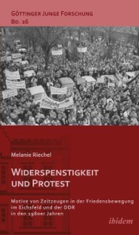 Riechel |  Friedensbewegung in der DDR | eBook | Sack Fachmedien
