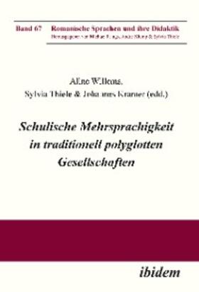 Johannes / Willems / Thiele | Schulische Mehrsprachigkeit in traditionell polyglotten Gesellschaften | E-Book | sack.de