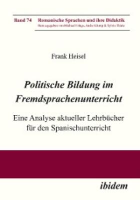 Heisel |  Politische Bildung im Fremdsprachenunterricht | eBook | Sack Fachmedien