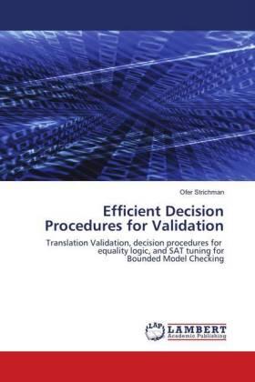 Strichman |  Efficient Decision Procedures for Validation | Buch |  Sack Fachmedien