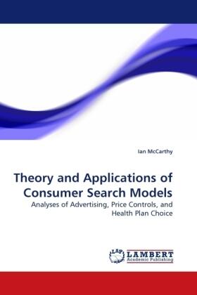 McCarthy |  Theory and Applications of Consumer Search Models | Buch |  Sack Fachmedien