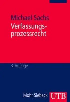 Sachs |  Verfassungsprozessrecht | eBook | Sack Fachmedien