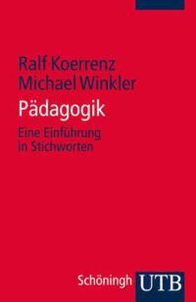 Koerrenz / Winkler |  Pädagogik | eBook | Sack Fachmedien