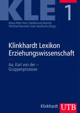 Marotzki / Horn / Kemnitz |  Klinkhardt Lexikon Erziehungswissenschaft (KLE) | eBook | Sack Fachmedien