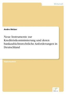 Melzer |  Neue Instrumente zur Kreditrisikominimierung und deren bankaufsichtsrechtliche Anforderungen in Deutschland | Buch |  Sack Fachmedien