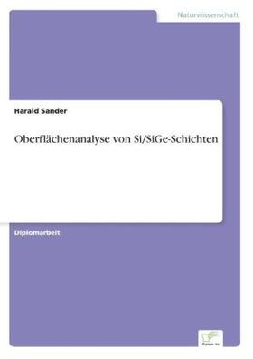 Sander |  Oberflächenanalyse von Si/SiGe-Schichten | Buch |  Sack Fachmedien