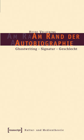Volkening |  Am Rand der Autobiographie | eBook | Sack Fachmedien