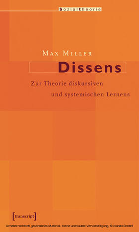 Miller |  Dissens | eBook | Sack Fachmedien