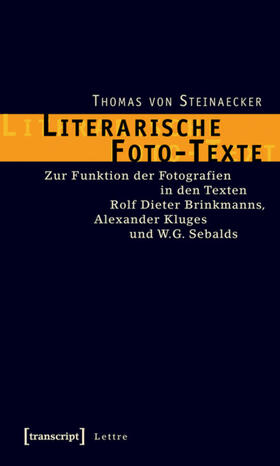 Steinaecker |  Literarische Foto-Texte | eBook | Sack Fachmedien