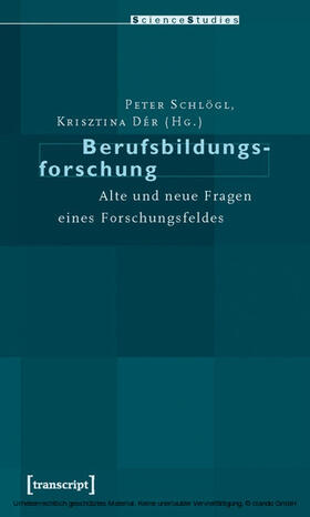 Schlögl / Dér |  Berufsbildungsforschung | eBook |  Sack Fachmedien