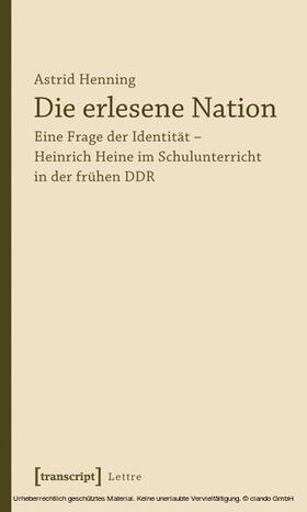 Henning-Mohr / Henning |  Die erlesene Nation | eBook | Sack Fachmedien