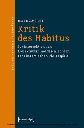 Guthoff |  Kritik des Habitus | eBook | Sack Fachmedien