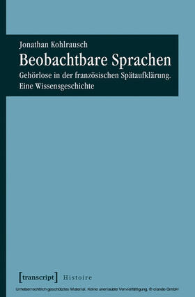 Kohlrausch |  Beobachtbare Sprachen | eBook | Sack Fachmedien