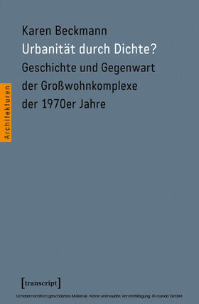Beckmann |  Urbanität durch Dichte? | eBook | Sack Fachmedien
