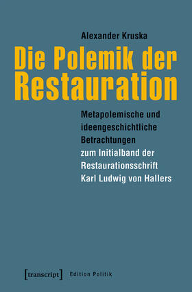Kruska |  Die Polemik der Restauration | eBook | Sack Fachmedien