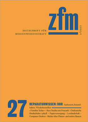  Zeitschrift für Medienwissenschaft 27 | eBook |  Sack Fachmedien