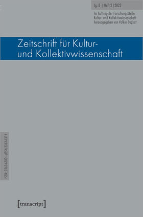Forschungsstelle Kultur- und Kollektivwissenschaft / Depkat |  Zeitschrift für Kultur- und Kollektivwissenschaft | eBook | Sack Fachmedien
