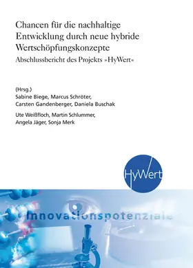 Biege / Gandenberger / Buschak |  Chancen für die nachhaltige Entwicklung durch neue hybride Wertschöpfungskonzepte | Buch |  Sack Fachmedien