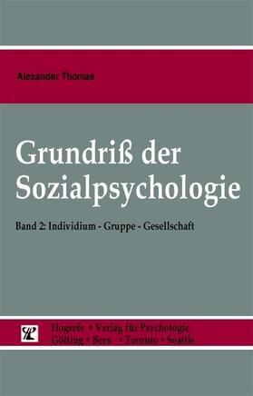 Thomas |  Grundriß der Sozialpsychologie | eBook | Sack Fachmedien