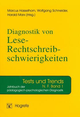 Hasselhorn / Schneider / Marx |  Diagnostik von Lese-Rechtschreibschwierigkeiten | eBook | Sack Fachmedien