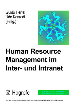 Hertel / Konradt |  Human Resource Management im Inter- und Intranet | eBook | Sack Fachmedien