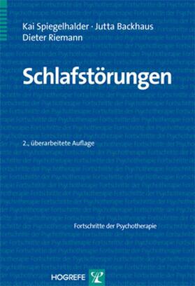 Spiegelhalder / Backhaus / Riemann |  Schlafstörungen | eBook | Sack Fachmedien