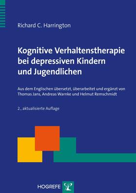 Harrington |  Kognitive Verhaltenstherapie bei depressiven Kindern und Jugendlichen | eBook | Sack Fachmedien