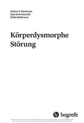 Hartmann / Buhlmann / Grocholewski |  Körperdysmorphe Störung | eBook | Sack Fachmedien