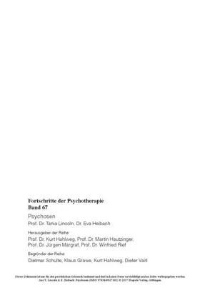 Lincoln / Heibach |  Psychosen | eBook | Sack Fachmedien