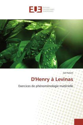 Hatem |  D'Henry à Levinas | Buch |  Sack Fachmedien